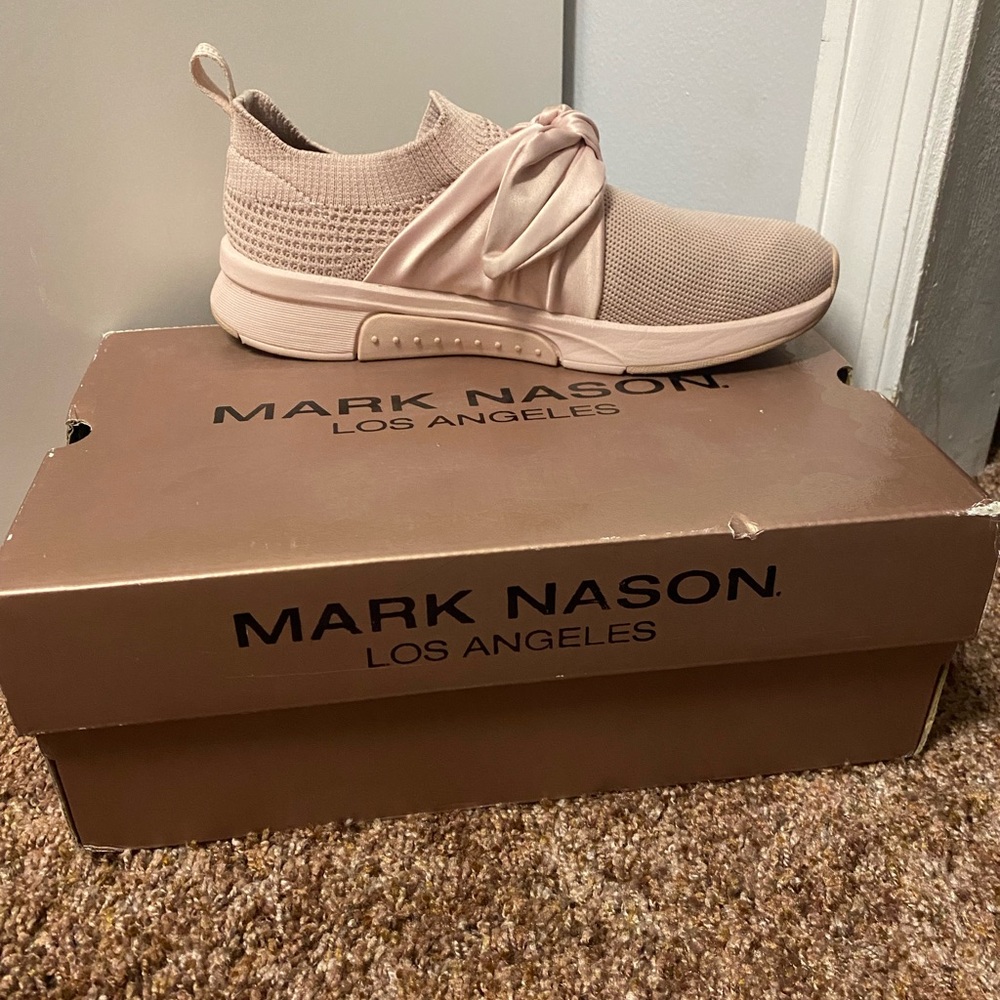 Mark Nason light pink sneakers